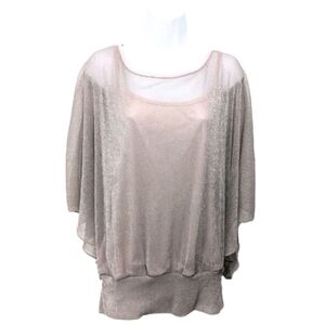 Grass Collection Layed Whimsical Blouse Top XXL 3XL Fairy Feminine #7800
